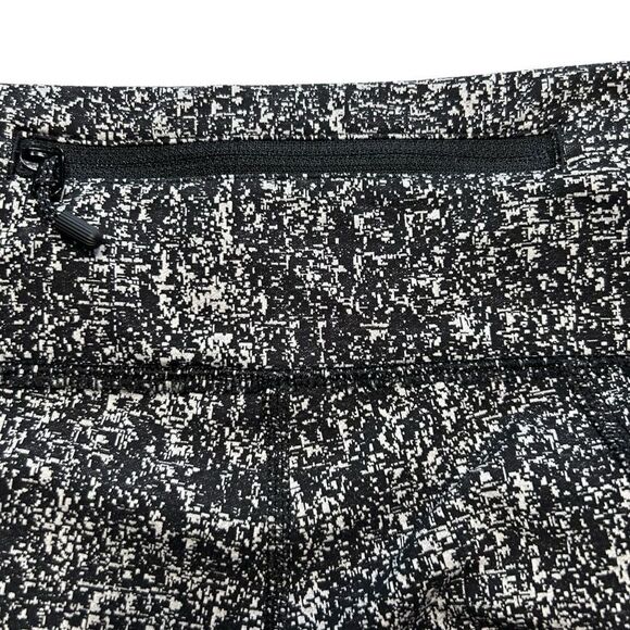 Lululemon Pace Rival Crop 19" Leggings in Suited Jacquard Black White / Black 6 - Picture 5 of 7